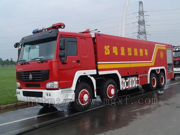 25000L Heavy Duty Water Tank Fire Truck